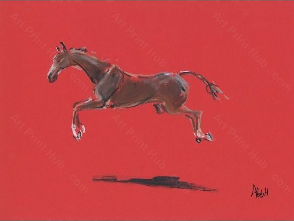 Black on Red artwork