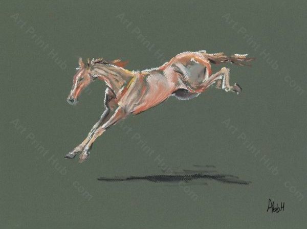 Chestnut on Green artwork