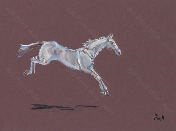 Grey on Maroon artwork